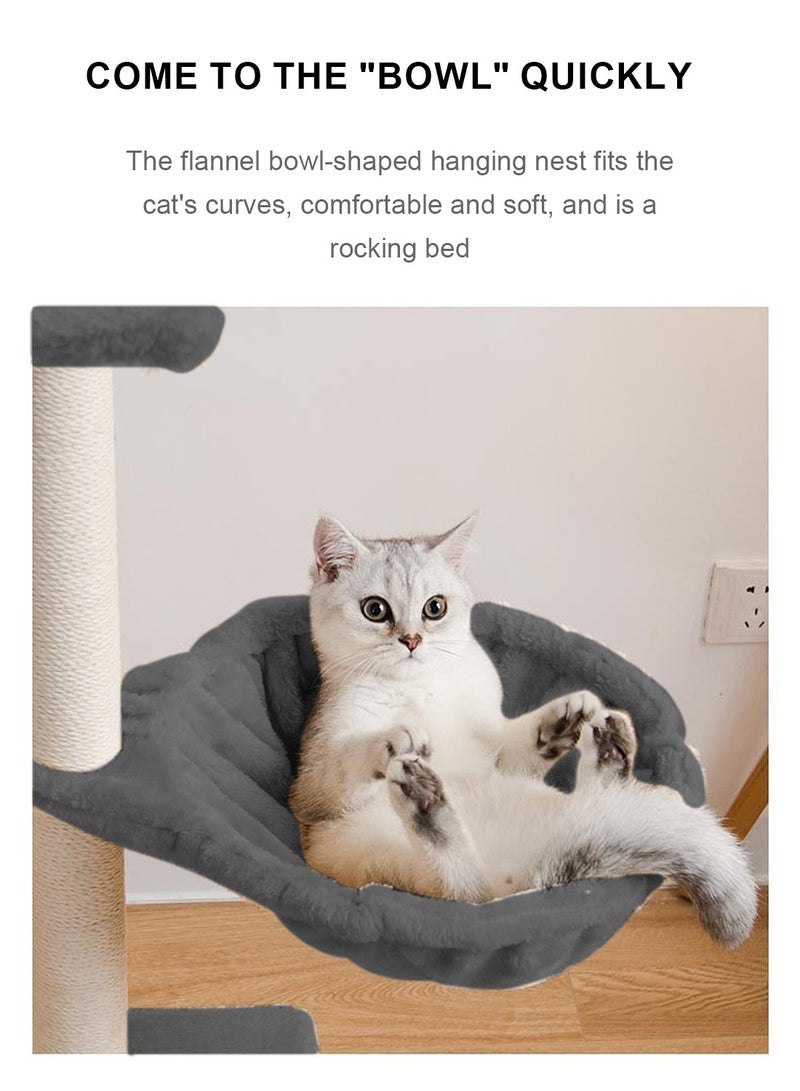 Kidle Cat Tree Cat Climbing Frame Cat Scratching Post Cat House Cat Toys - Image 3