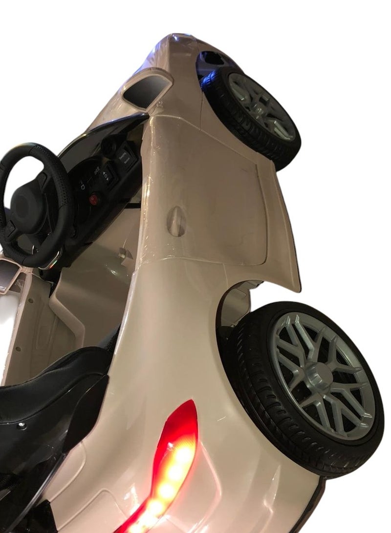 Kids Ride-On Electric Car with Remote Control, Music, Lights & Safety Belt – Rechargeable Battery Powered Toy Vehicle  - Image 5