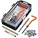 coobeast Thread Repair Kit Thread Repair Tool with HSS Drill Bit 30pcs 304 Stainless Steel Inserts Complete Helicoil Rethreading Tool Set for Automotive Engine with Portable Carry Case M6x10 - Image 2