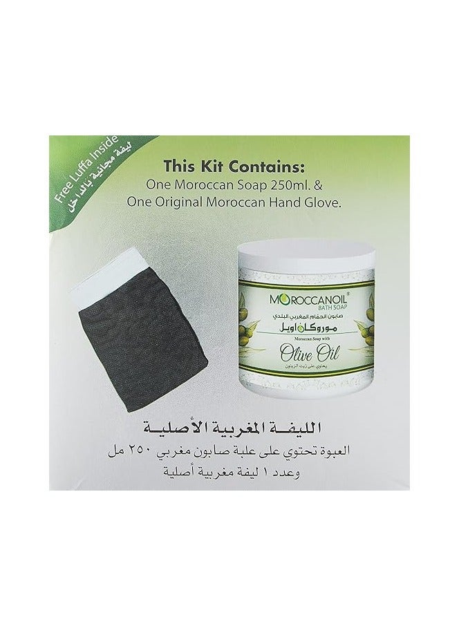 موروكان أويل صابون حمام زيت مغربي بزيت الزيتون 250 مل - Image 3