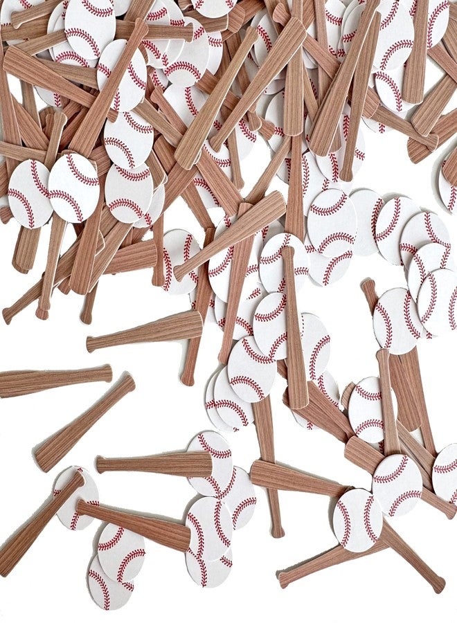 ZTZTST 200Pcs-Baseball Table Confetti, Baseball Bat Confetti,Baseball Party Decorations,Table Decoration - Image 1