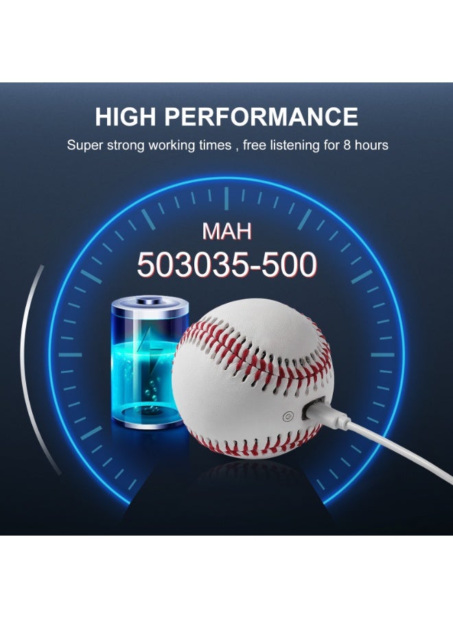Kiboule Light Up & Glow-in-The-Dark Baseball with Bluetooth Speaker, Sports Gifts for Baseball Fans, Boys 8-12, Teens & Adults, Unique Accessories - Image 4