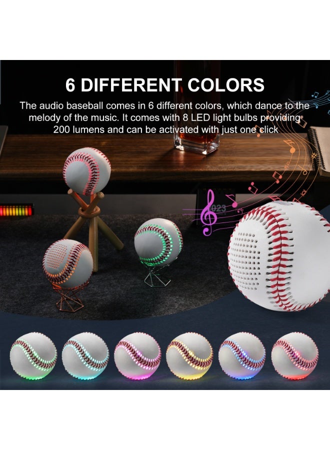 Kiboule Light Up & Glow-in-The-Dark Baseball with Bluetooth Speaker, Sports Gifts for Baseball Fans, Boys 8-12, Teens & Adults, Unique Accessories - Image 3