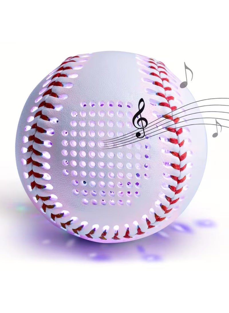 Kiboule Light Up & Glow-in-The-Dark Baseball with Bluetooth Speaker, Sports Gifts for Baseball Fans, Boys 8-12, Teens & Adults, Unique Accessories - Image 1