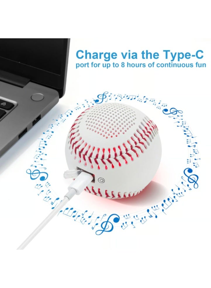 Kiboule Light Up & Glow-in-The-Dark Baseball with Bluetooth Speaker, Sports Gifts for Baseball Fans, Boys 8-12, Teens & Adults, Unique Accessories - Image 5