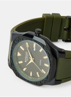 Royale Mega Round Shape Analog Wrist Watch RE222/18 - 40mm - Green  - Image 3