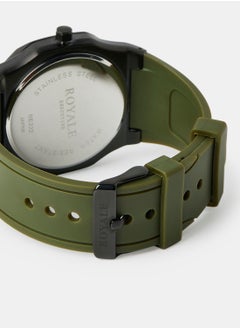 Royale Mega Round Shape Analog Wrist Watch RE222/18 - 40mm - Green  - Image 4