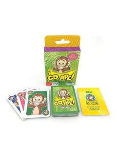 Outset Media Go Ape! Travel Card Game For Kids Twist On Go Fish Act Out Monkey Picture On Card Ages 4 And Up  - Image 1