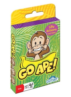 Outset Media Go Ape! Travel Card Game For Kids Twist On Go Fish Act Out Monkey Picture On Card Ages 4 And Up  - Image 3