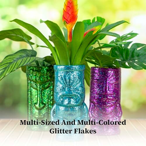 DecoArt Galaxy Glitter Acrylic Paint Set – 9 Bottles (2 fl oz) – Bright Multicolor Glitter Paints for Crafting, Art Projects & Creative DIY Crafts - Image 4