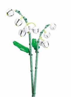Sluban Flower Vase Building Kit - A Unique Flower Container With 245  Piece And Flowers Lilies Of The Valley  - Image 3