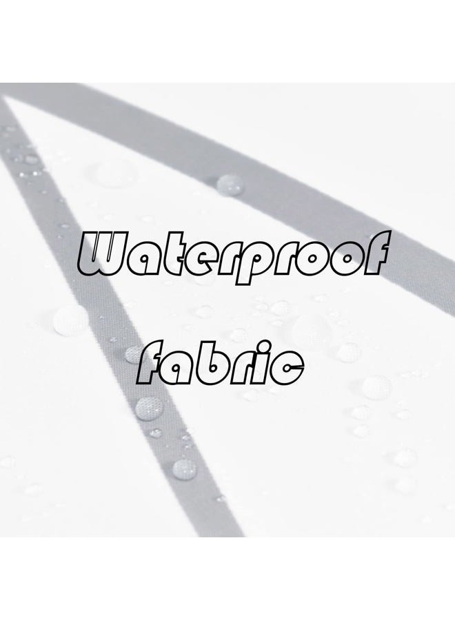 Punkray Grey and White Striped Polyester Shower Curtain for Bathroom with Hooks, Weighted Hem, Waterproof Bath Accessories Hotel Style - Machine Washable, 72 x 78 - Image 3