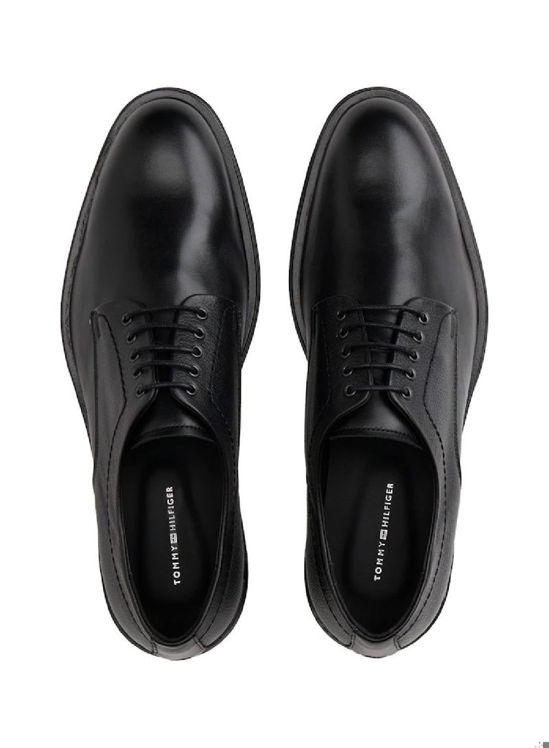 TOMMY HILFIGER Leather Derby Shoes - Image 3