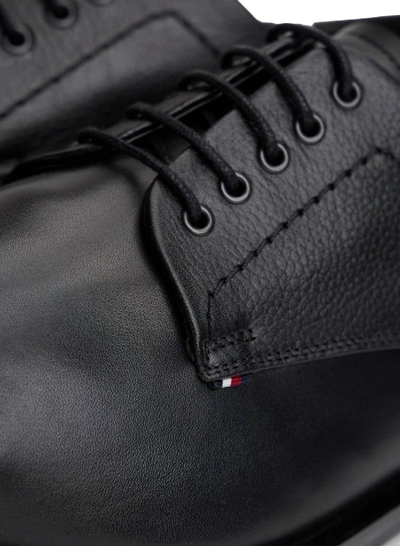 TOMMY HILFIGER Leather Derby Shoes - Image 4