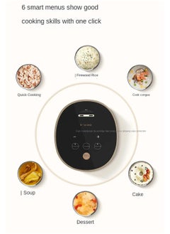 Bear 3L Smart Rice Cooker 600Watt Non-stick Pot Multi-function Timer Rice Cooker and Steamer Quick Cook Rice/Porridge/Soup/Desserts/ Cakes to Keep Warm  - Image 4