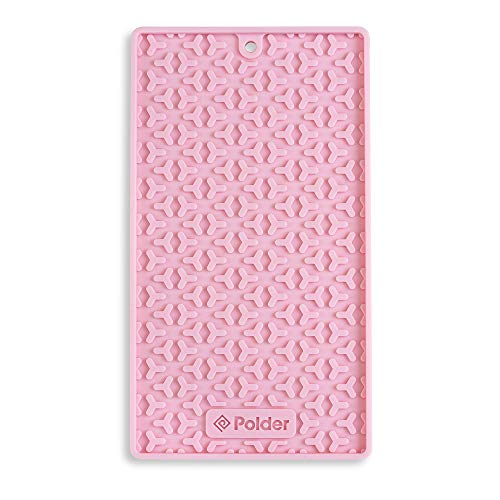 Polder Heat Resistant Hot Mat for Hot Hair Styling Tools (Pink) - Image 3