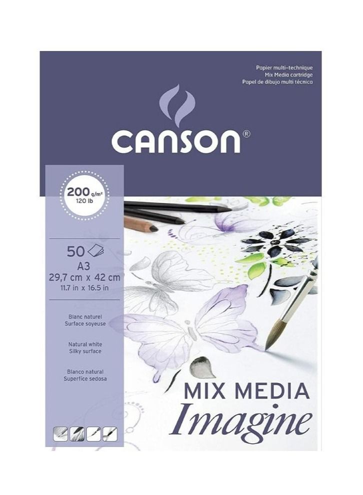 Canson Imagine Mix Media 50 Paper