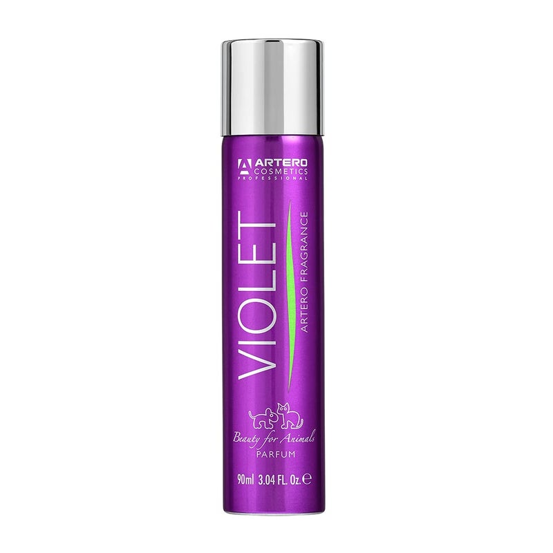ARTERO Perfume. Finishing Cologne for Dogs and Cats, Grooming Spray. Cologne Long Lasting Sprays After Bath - deodorizing. (Violet) - Image 1
