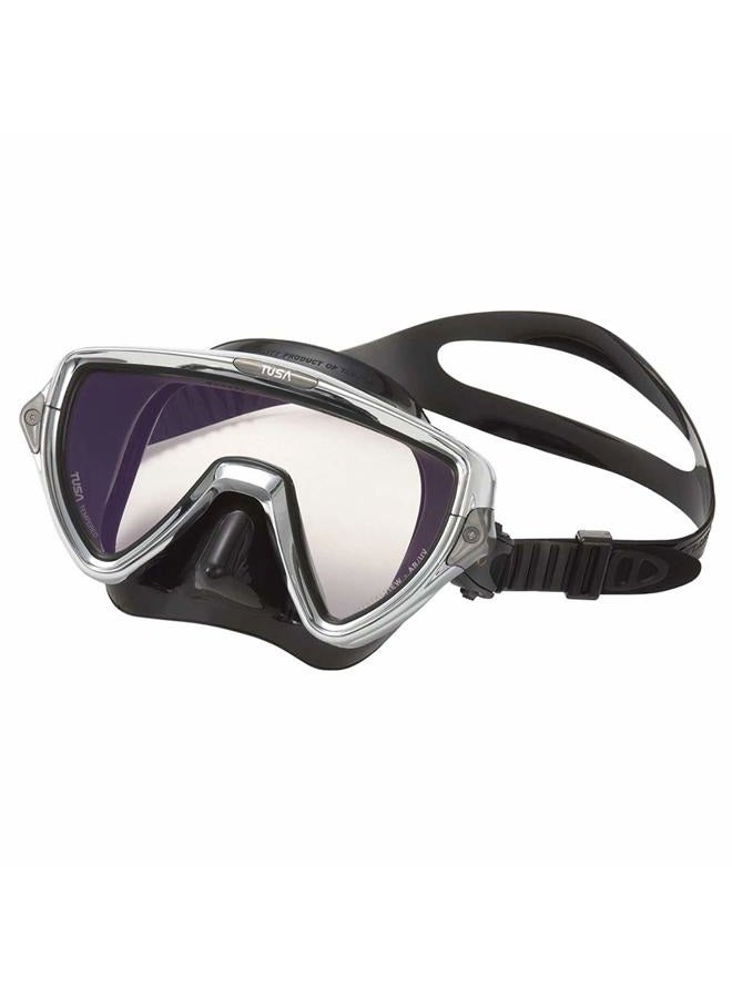 TUSA M-110 Visio Uno Pro Scuba Diving Mask, Chrome - Image 3