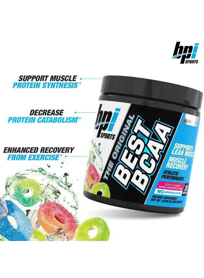 BPI SPORTS Best BCAA - BCAA Powder - Branched Chain Amino Acids - Muscle Recovery - Muscle Protein Synthesis - Lean Muscle - Improved Performance – Hydration – Sour Candy - 35 Servings - 12.34 oz. - Image 3