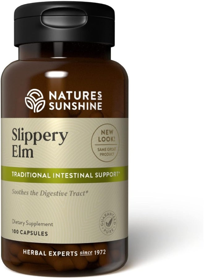 NATURE'S SUNSHINE Nature's Sunshine Slippery Elm 100 Capsules  - Image 1