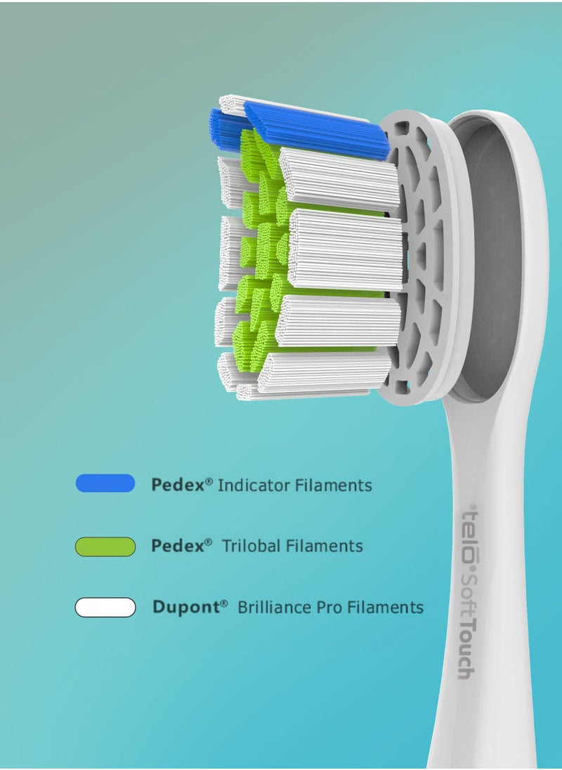 toothcare P1 Replacement Heads, Soft Touch