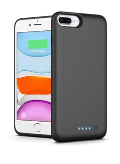 Battery Case for iPhone 6s Plus/6 Plus/7 Plus/8 Plus 5500mAh Portable Charging Case External Battery Pack for iPhone 6s Plus/6 Plus/7 Plus/8 Plus Rechargeable Charger Case Backup Power Bank