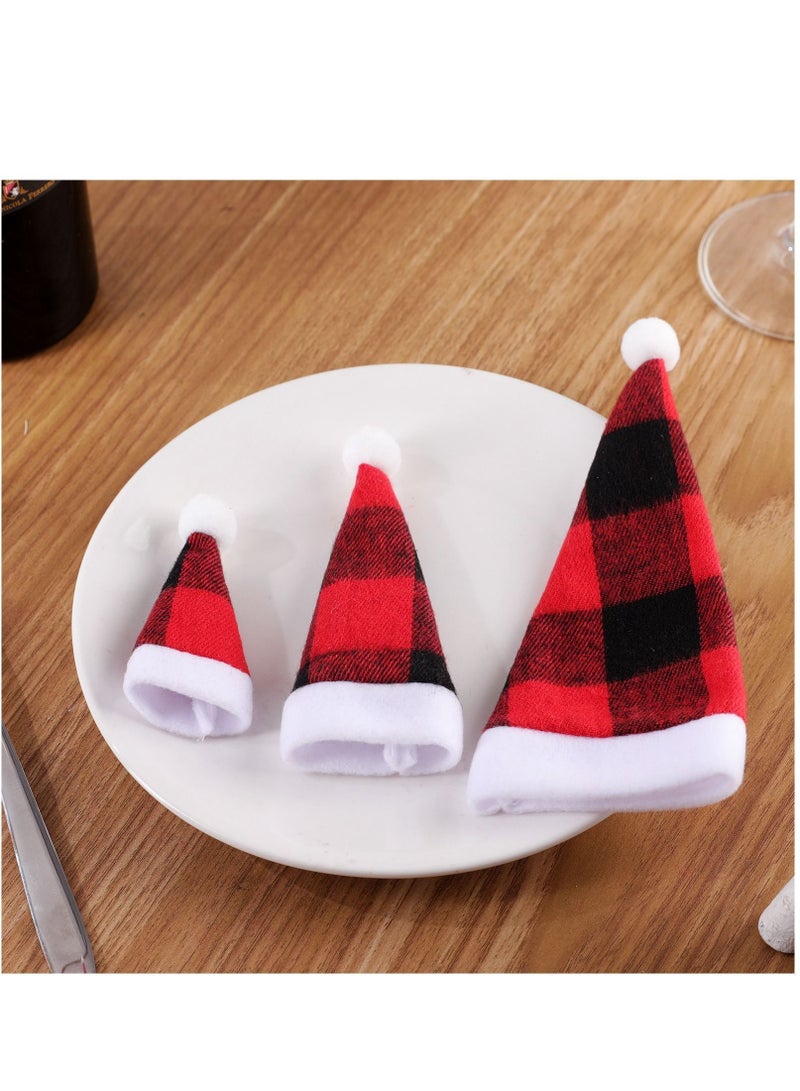 Y&D 18Pcs santa hat knife and fork bags covers cutlery for christmas decor - Image 4