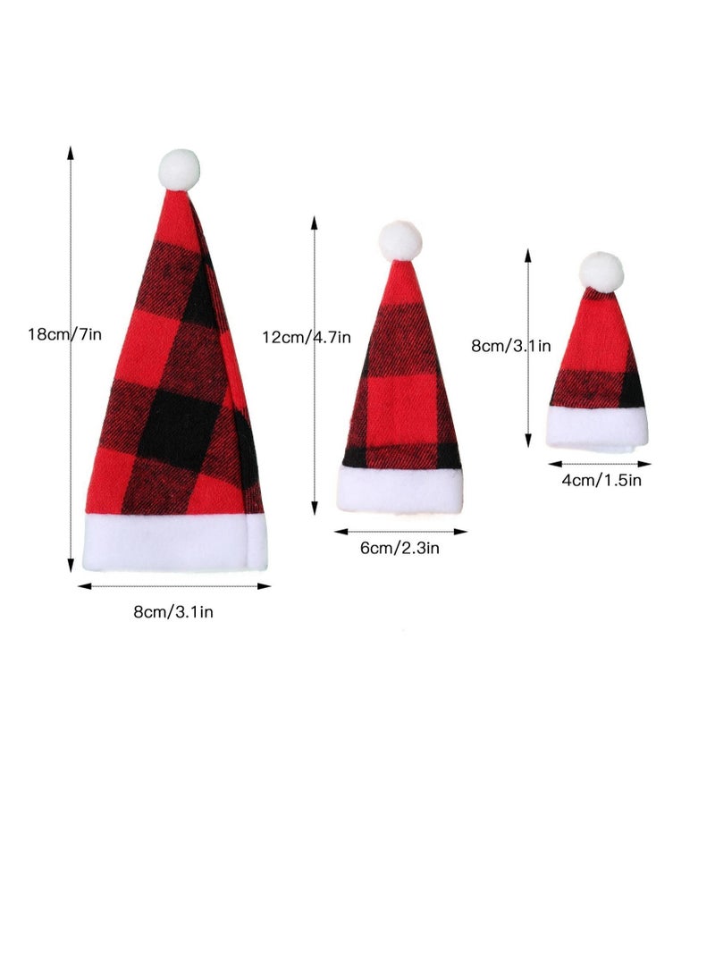 Y&D 18Pcs santa hat knife and fork bags covers cutlery for christmas decor - Image 5