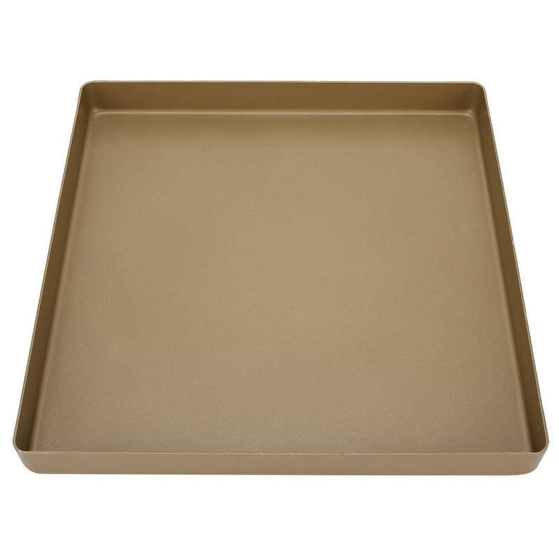 Gold Nonstick 11x11 Inch Square Baking Tray for Cakes Ice Cream Chocolate Cheese - Image 4