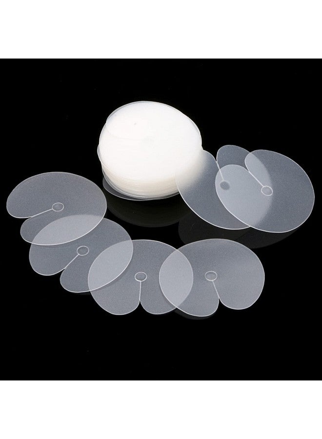 AEGYPIUS 25 Pieces Heat Shield Guards Hair Extensions Shield Circular Single Hole Round Spacer Template Clear Fusion Glue Protector For Hair Extension Using Heat Shield Guards For Hair Extension Bonding  - Image 2