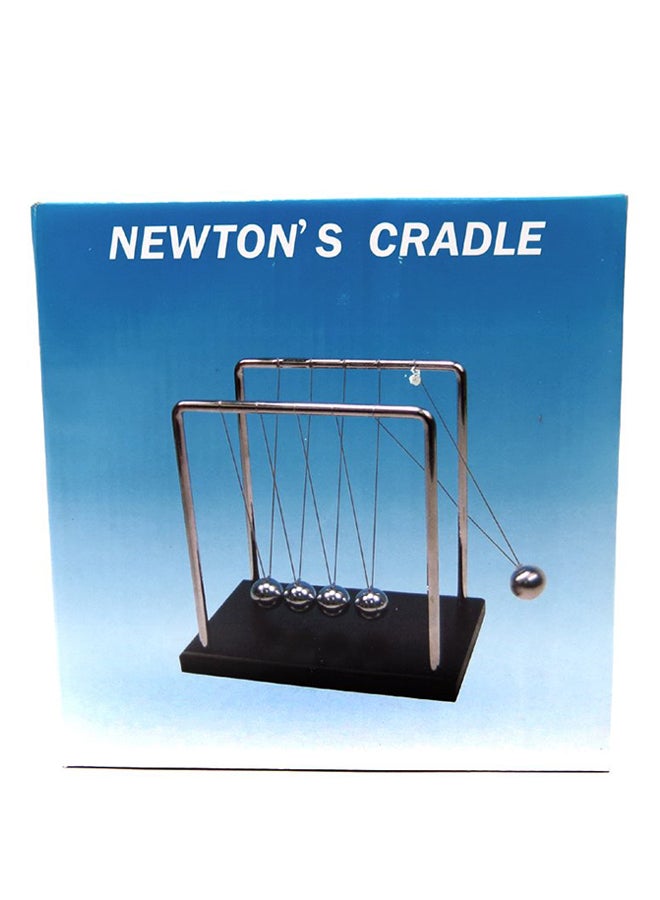 Newtons Cradle Balance Balls Wooden Base 7-Inch - Image 3