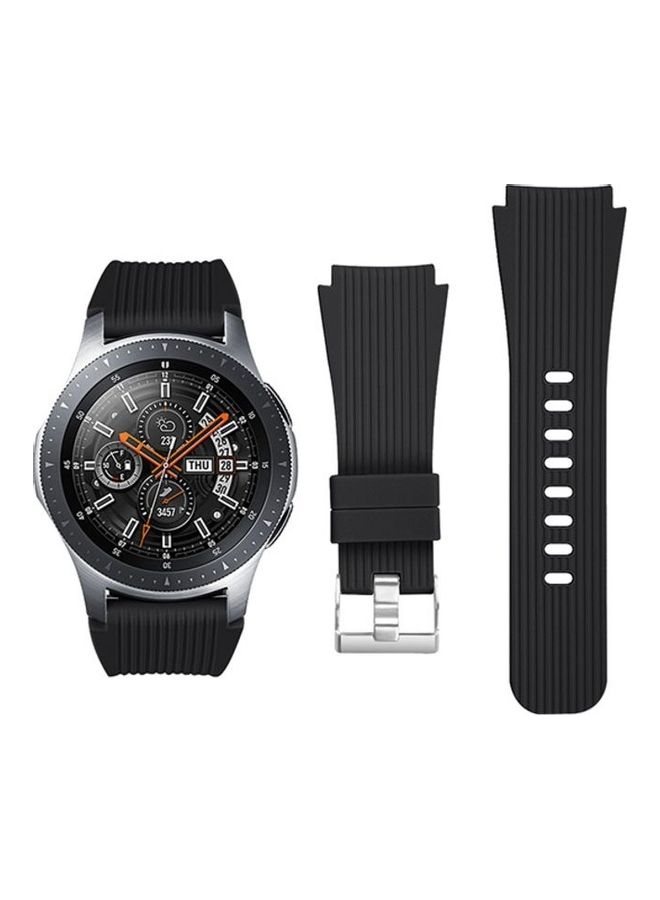 هوها سوار بديل لساعة سامسونج جالاكسي أسود - Image 1