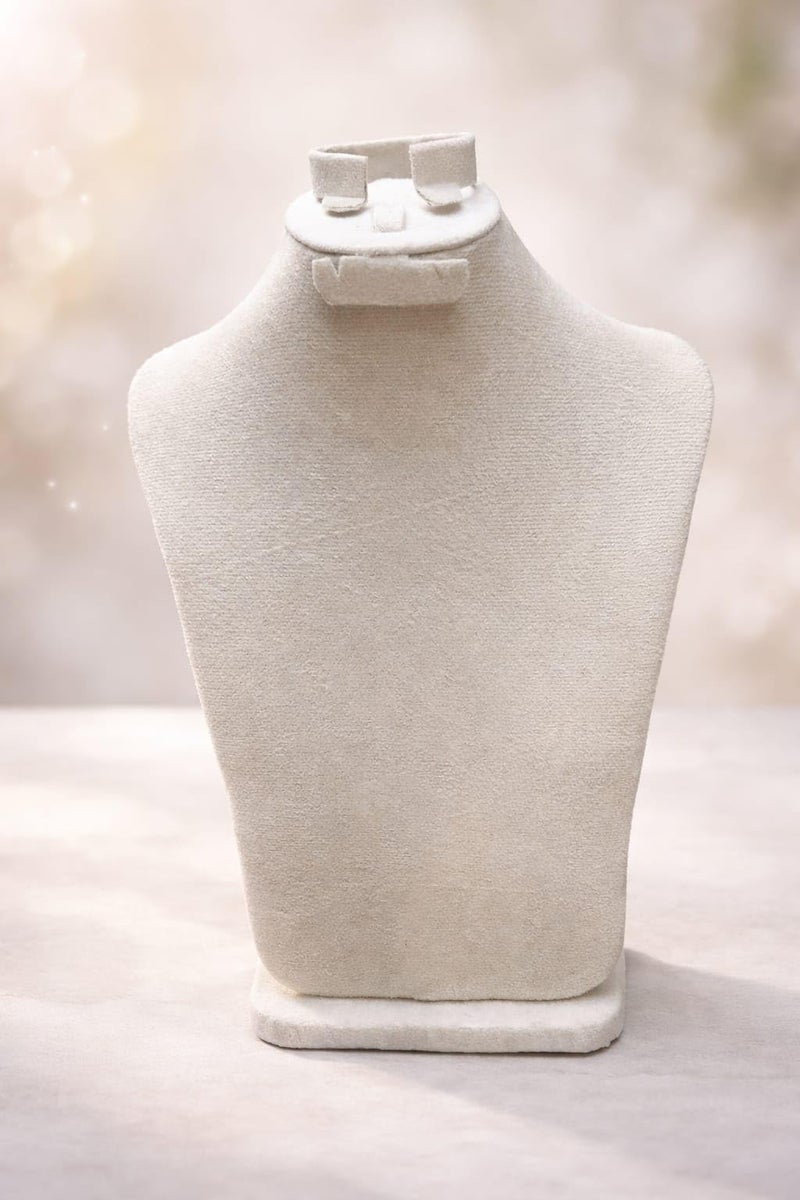 Jewelry Display Stand Green Bust Velvet Necklace Bracelet Display Stand - Image 3