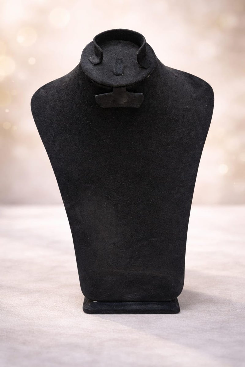 Jewelry Display Stand Green Bust Velvet Necklace Bracelet Display Stand - Image 2