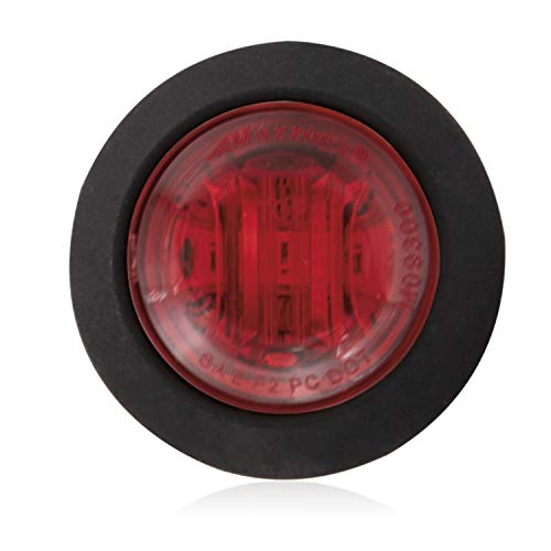 Maxxima M09300R Red 3/4" Round Combination Clearance Clearance Marker Light - Image 4