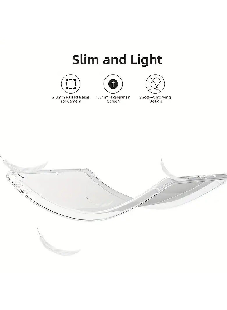 Raxoom Case iPad 10.2" (2020/2019) Clear Case, Ultra-Thin Transparent Soft TPU Back Cover Resistant Flexible Case for iPad 8th/7th Generation - Image 3