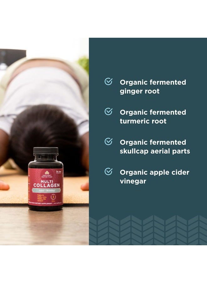 Ancient Nutrition أقراص الكولاجين لدعم المفاصل، كبسولات متعددة الكولاجين 45 حبة، دعم المفاصل + الحركة، تدعم المفاصل، البشرة والأظافر، استعادة النشاط بعد التمرين، مناسبة للباليو والكيتو، خالية من الغلوتين - Image 5