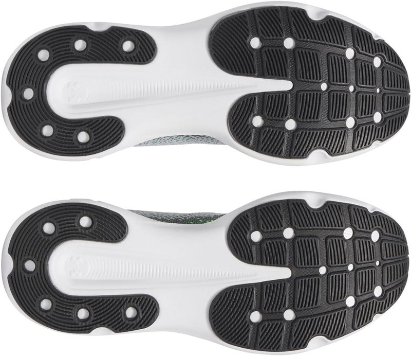 UNDER ARMOUR حذاء أندر أرمور للرجال إنفينيت - رمادي مود/أخضر هايبر/أسود - Image 4