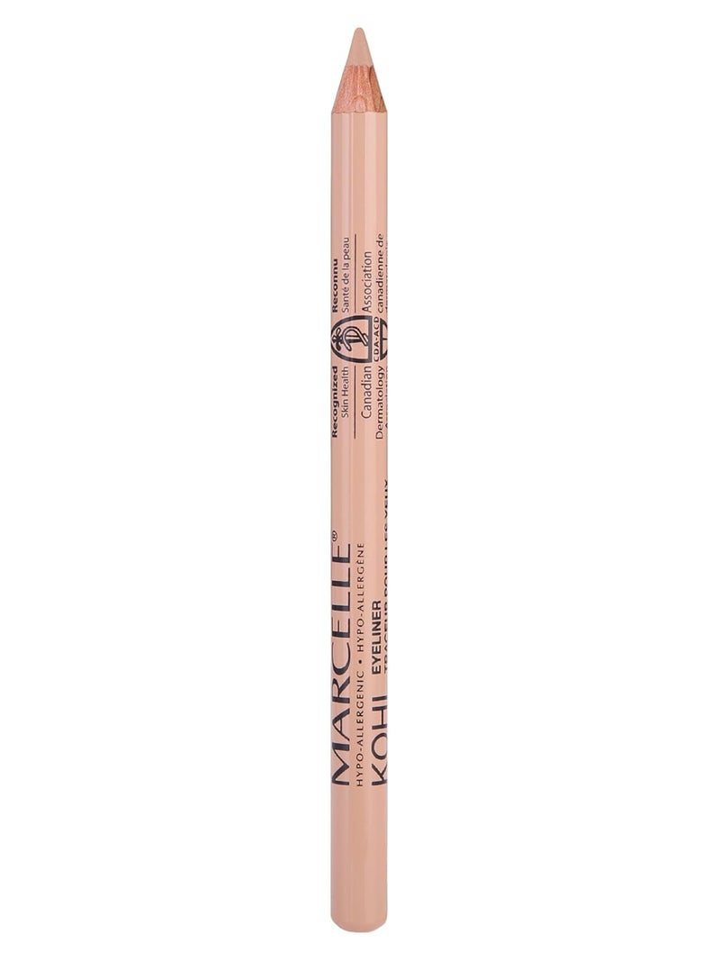 Marcelle Kohl Eyeliner EyeBrightening Beige Eye Pencil LongLasting Waterproof Intense Colour FragranceFree Hypoallergenic Recognized by CDA CrueltyFree 004 Oz