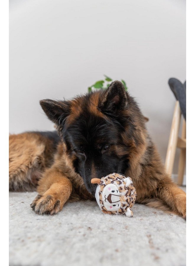 تريكسي لعبة كلاب محشوة للمضغ والتهدئة وتشجيع الترابط (لعبة كرة الفهد المحشوة) - Image 3