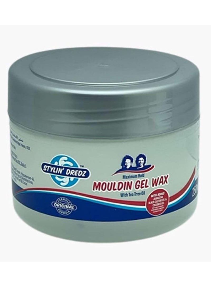Stylin Dreads Molding Strong Gel Wax with Tea Tree Oil for Hair Care 250ml