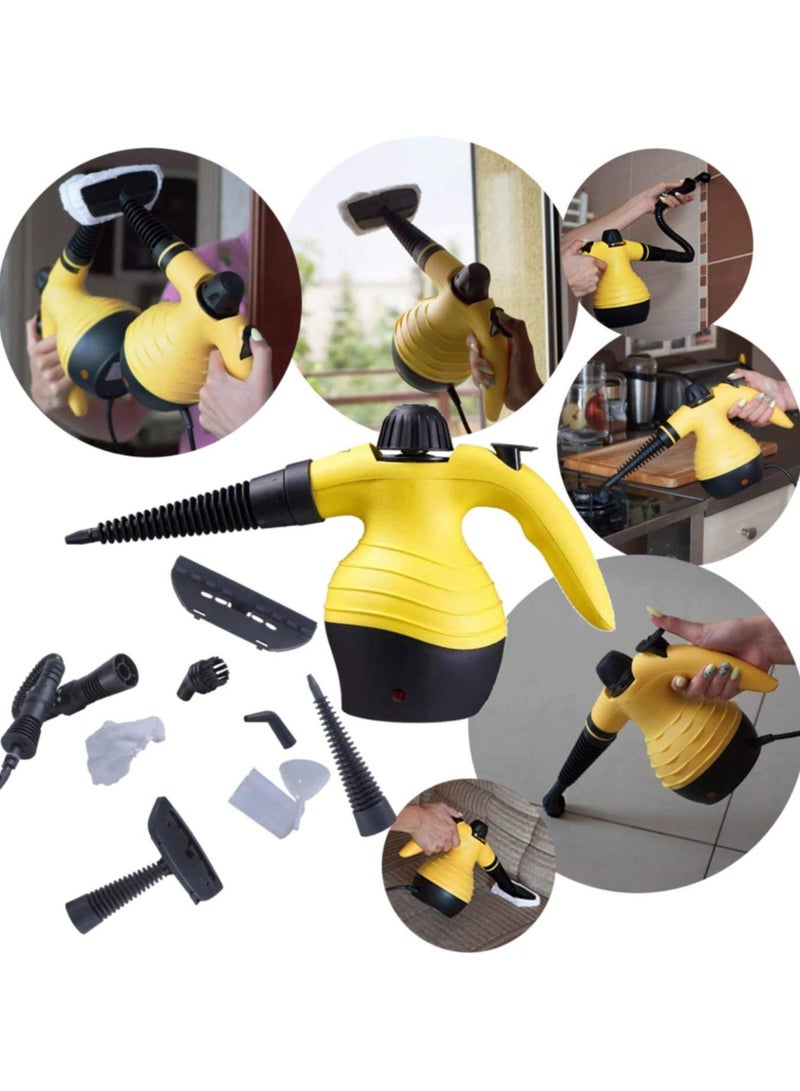 Denx High Pressure Steam Cleaner, Mini Portable Steam Cleaner for Home Kitchen, 1200W Multifunctional High Temperature Handheld Steam Cleaner with 9pcs Accessories - Image 3
