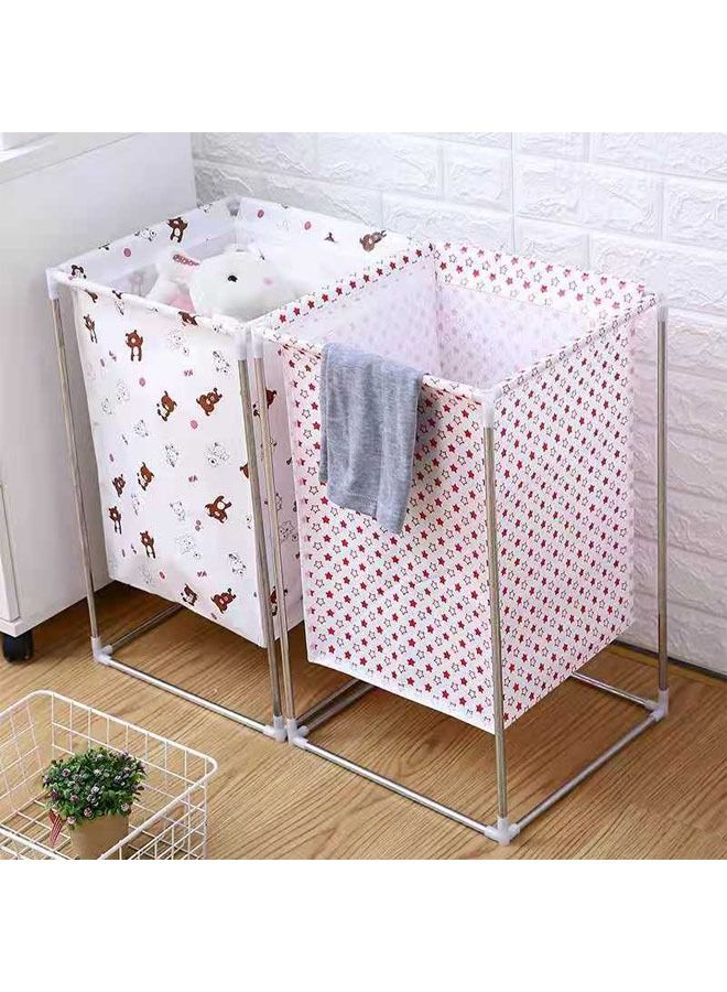 إيه جي دي سلة غسيل متعددة الوظائف مزينة برسومات كرتونية متعددة الألوان - Image 4