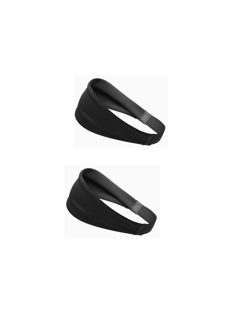 Y&D 2 Piece Sports Sweat Absorbent Running Fitness Headband  - Image 1