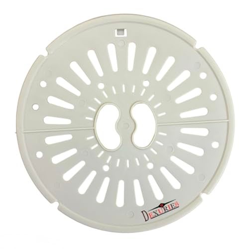 DEXURIES Dryer Spin Cap/Saftey Cover/Spinner Safety Cover/LID for LG 6kg/6.5kg/7kg Semi Automatic Washing Machine Match Size (Size- 9.5Inch/24.5cm) (Pack of 1) - Image 1