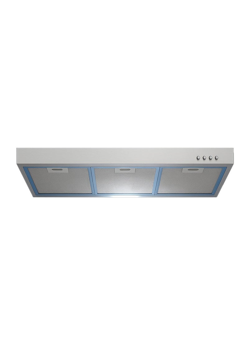 Purity - Kitchen Cooker Hood, 90 cm Wall-Mount, 450 m³/h Suction Power, 3-Speed Flat Design, LED Lighting, Silver Inox ( PTSLIM 90 X ) - Image 1