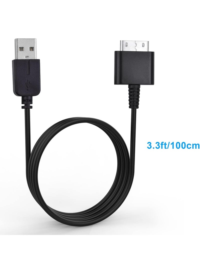 فيرست برو كابل شحن وبيانات 2 في 1 USB 2.0 متوافق مع Sony PSP Go، كابل نقل البيانات والشحن لجهاز PSP Go (3.3 قدم / 100 سم) - Image 1