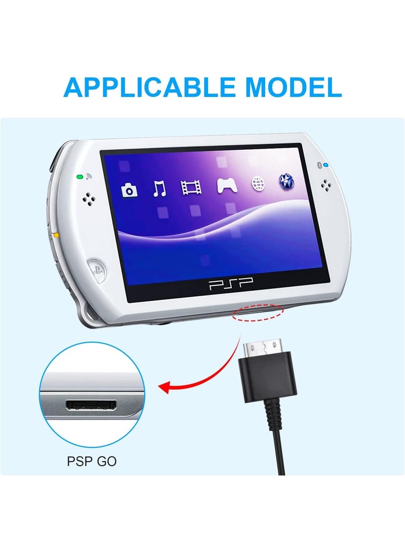 فيرست برو كابل شحن وبيانات 2 في 1 USB 2.0 متوافق مع Sony PSP Go، كابل نقل البيانات والشحن لجهاز PSP Go (3.3 قدم / 100 سم) - Image 3