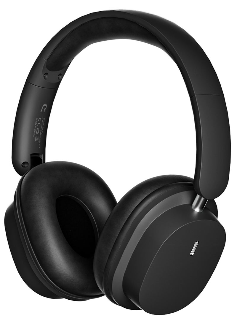 TokFaa Bluetooth Headphones Over Ear HiFi Stereo Foldable Wireless Headphones with Microphone Noise Canceling Wireless Headphones for Home Office Travel（Black） - Image 1
